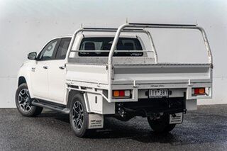 2021 Toyota Hilux GUN126R SR5 Double Cab White 6 Speed Sports Automatic Cab Chassis.
