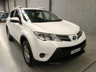 2015 Toyota RAV4 ASA44R MY14 GX AWD White 6 Speed Sports Automatic Wagon.
