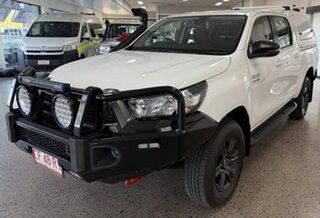 2023 Toyota Hilux GUN126R SR Double Cab White 6 Speed Sports Automatic Cab Chassis
