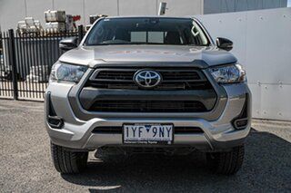 2023 Toyota Hilux GUN126R SR Double Cab Silver 6 Speed Sports Automatic Utility