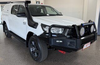 2023 Toyota Hilux GUN126R SR Double Cab White 6 Speed Sports Automatic Cab Chassis.