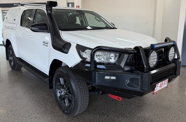 Used Toyota Hilux GUN126R SR Double Cab Winnellie, 2023 Toyota Hilux GUN126R SR Double Cab White 6 Speed Sports Automatic Cab Chassis