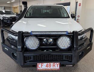 2023 Toyota Hilux GUN126R SR Double Cab White 6 Speed Sports Automatic Cab Chassis