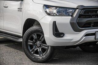 2023 Toyota Hilux GUN126R SR Double Cab White 6 Speed Sports Automatic Utility.