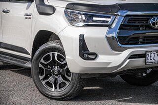 2021 Toyota Hilux GUN126R SR5 Double Cab White 6 Speed Sports Automatic Utility.