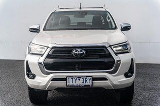 2021 Toyota Hilux GUN126R SR5 Double Cab White 6 Speed Sports Automatic Cab Chassis