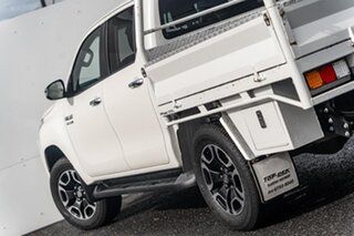 2021 Toyota Hilux GUN126R SR5 Double Cab White 6 Speed Sports Automatic Cab Chassis