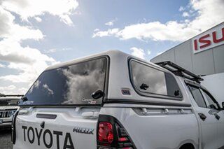2022 Toyota Hilux TGN121R Workmate Double Cab 4x2 White 5 Speed Manual Utility