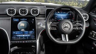 2025 Mercedes-Benz C-Class W206 805+055MY C350 e 9G-TRONIC White 9 Speed Sports Automatic Sedan