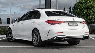 2025 Mercedes-Benz C-Class W206 805+055MY C350 e 9G-TRONIC White 9 Speed Sports Automatic Sedan.