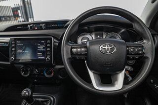 2022 Toyota Hilux TGN121R Workmate Double Cab 4x2 White 5 Speed Manual Utility