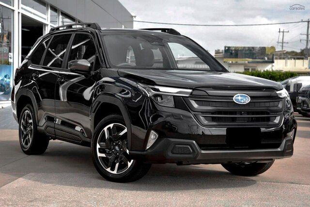 New Subaru Forester S6 MY26 CVT AWD Aspley, 2025 Subaru Forester S6 MY26 CVT AWD Crystal Black 8 Speed Constant Variable Wagon