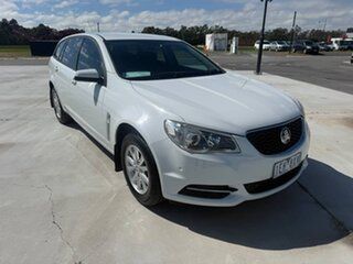 2014 Holden Commodore VF MY15 Evoke Sportwagon White 6 Speed Sports Automatic Wagon.