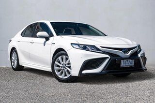 2021 Toyota Camry Axvh70R Ascent Sport White 6 Speed Constant Variable Sedan Hybrid.