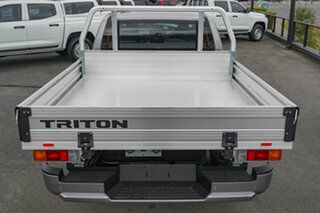 2025 Mitsubishi Triton MV MY25 GLX Double Cab 4x4 Blade Silver 6 Speed Sports Automatic Cab Chassis
