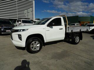 2019 Mitsubishi Triton MR MY19 GLX 4x2 White 6 Speed Sports Automatic Cab Chassis