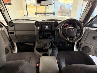 2024 Toyota Landcruiser Vdjl79R GXL Double Cab Silver 5 Speed Manual Cab Chassis