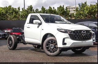 2025 Mazda BT-50 TFS40J XT White 6 Speed Sports Automatic Cab Chassis.