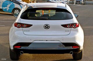 2026 Mazda 3 BP2H7A G20 SKYACTIV-Drive Pure White 6 Speed Sports Automatic Hatchback