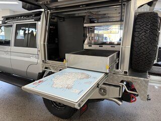 2024 Toyota Landcruiser Vdjl79R GXL Double Cab Silver 5 Speed Manual Cab Chassis