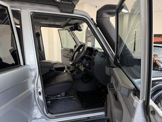 2024 Toyota Landcruiser Vdjl79R GXL Double Cab Silver 5 Speed Manual Cab Chassis