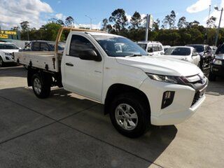 2019 Mitsubishi Triton MR MY19 GLX 4x2 White 6 Speed Sports Automatic Cab Chassis.