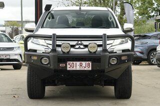 2019 Mitsubishi Triton MR MY19 GLS Double Cab White 6 Speed Manual Utility