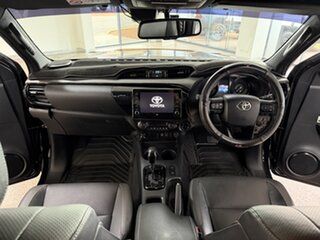 2021 Toyota Hilux GUN126R Rogue Double Cab Black 6 Speed Sports Automatic Utility