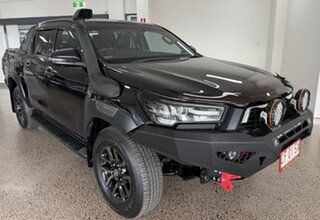2021 Toyota Hilux GUN126R Rogue Double Cab Black 6 Speed Sports Automatic Utility.