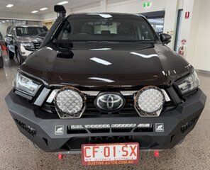 2021 Toyota Hilux GUN126R Rogue Double Cab Black 6 Speed Sports Automatic Utility