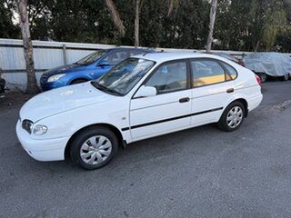 2000 Toyota Corolla AE112R Ascent Seca White 4 Speed Automatic Liftback