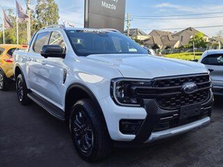 2024 Ford Ranger PY 2024.00MY Wildtrak White 10 Speed Sports Automatic Dual Cab.