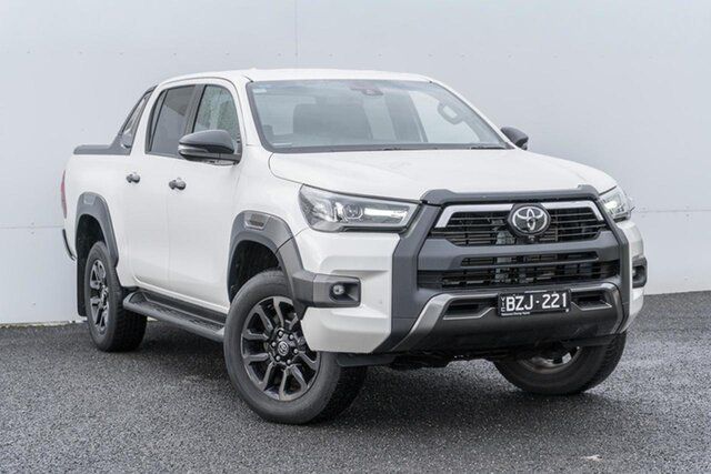 Used Toyota Hilux GUN126R Rogue Double Cab Keysborough, 2022 Toyota Hilux GUN126R Rogue Double Cab White 6 Speed Sports Automatic Utility