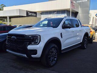 2024 Ford Ranger PY 2024.00MY Wildtrak White 10 Speed Sports Automatic Dual Cab.