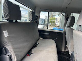 2019 Toyota Landcruiser VDJ79R MY18 Workmate (4x4) White 5 Speed Manual Double Cab Chassis
