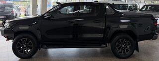 2021 Toyota Hilux GUN126R Rogue Double Cab Black 6 Speed Sports Automatic Utility