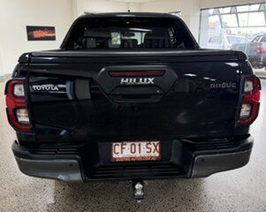 2021 Toyota Hilux GUN126R Rogue Double Cab Black 6 Speed Sports Automatic Utility
