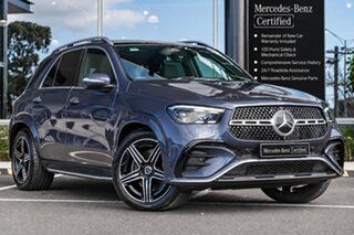 2025 Mercedes-Benz GLE-Class V167 805+055MY GLE300 d 9G-Tronic 4MATIC Blue 9 Speed Sports Automatic.