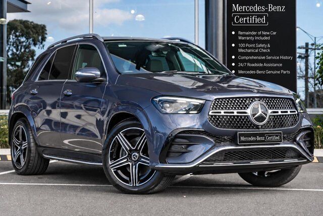 Used Mercedes-Benz GLE-Class V167 805+055MY GLE300 d 9G-Tronic 4MATIC Wishart, 2025 Mercedes-Benz GLE-Class V167 805+055MY GLE300 d 9G-Tronic 4MATIC Blue 9 Speed Sports Automatic