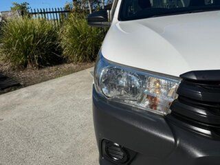 2018 Toyota Hilux TGN121R Workmate 4x2 White 5 Speed Manual Cab Chassis