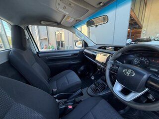 2018 Toyota Hilux TGN121R Workmate 4x2 White 5 Speed Manual Cab Chassis