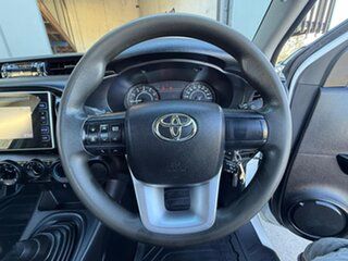 2018 Toyota Hilux TGN121R Workmate 4x2 White 5 Speed Manual Cab Chassis