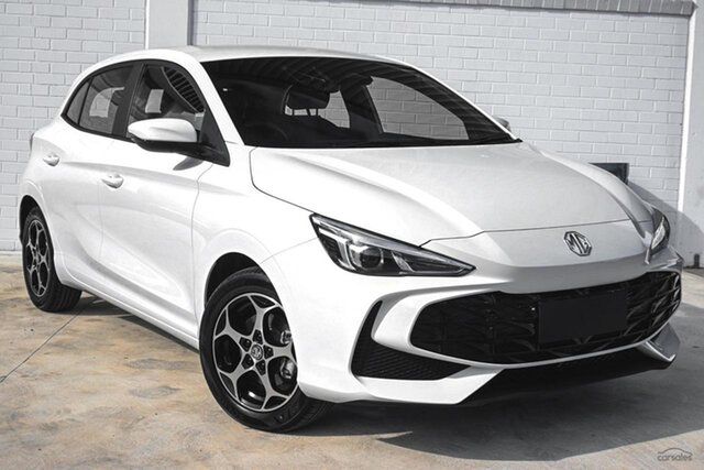 New MG MG3 ZP22 MY26 Excite Wodonga, 2026 MG MG3 ZP22 MY26 Excite White 8 Speed Constant Variable Hatchback