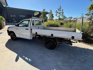 2018 Toyota Hilux TGN121R Workmate 4x2 White 5 Speed Manual Cab Chassis