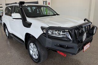 2023 Toyota Landcruiser Prado GDJ150R GXL White 6 Speed Sports Automatic Wagon.