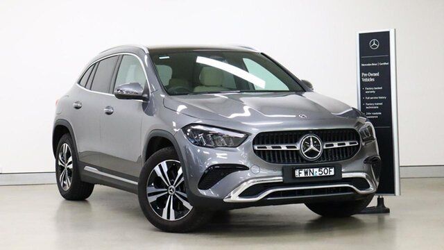 Certified Pre-Owned Mercedes-Benz GLA-Class H247 806+056MY GLA250 e SPEEDSHIFT DCT with EQ hybrid technology Rushcutters Bay, 2026 Mercedes-Benz GLA-Class H247 806+056MY GLA250 e SPEEDSHIFT DCT with EQ hybrid technology Grey