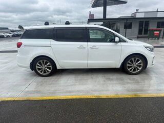 2018 Kia Carnival YP MY19 Platinum White 8 Speed Sports Automatic Wagon.
