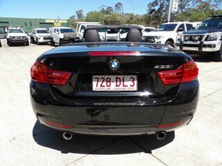 2014 BMW 4 Series F33 435i Black 8 Speed Sports Automatic Convertible