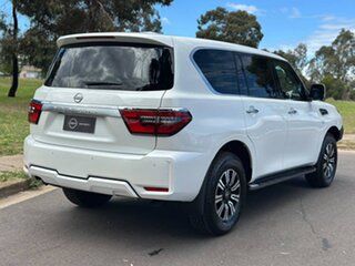 2026 Nissan Patrol Y62 MY26 TI Moonstone White 7 Speed Sports Automatic Wagon