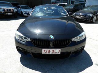 2014 BMW 4 Series F33 435i Black 8 Speed Sports Automatic Convertible.